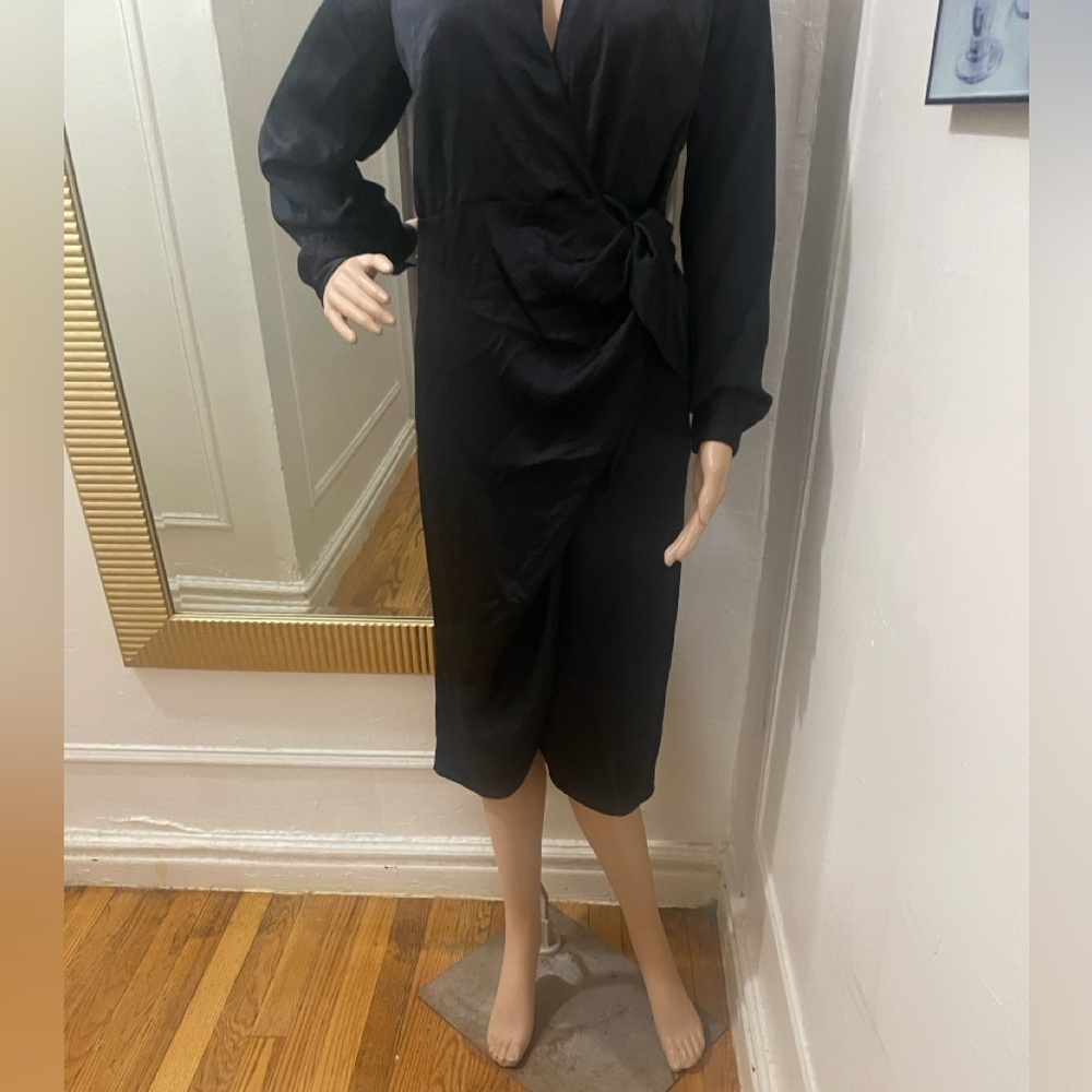 LOFT Black Long Sleeve Dress - Picture 12 of 12
